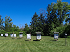 Archery target stations